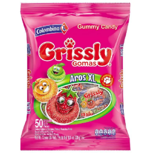 Gomitas Grissly Aros x 50 unidades Colombina