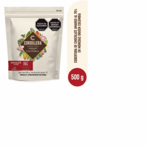 Cobertura de Chocolate Monedas 70%Cacao x500 grs Cordillera