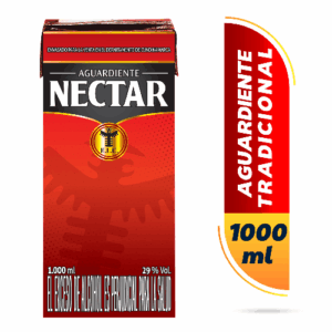 Aguardiente Nectar Rojo x 1000cc Tetra