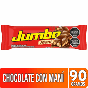Chocolatina Jumbo Mani x 90 grm Unidad