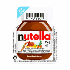 Crema de Avellanas Nutella Individual x12 sobres
