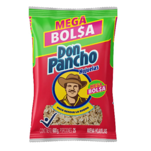 Avena en hojuelas x 600 gr Don Pancho