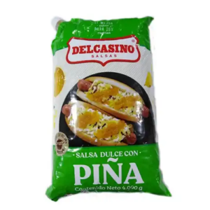Salsa Piña bolsa galon x 4 kl Delcasino