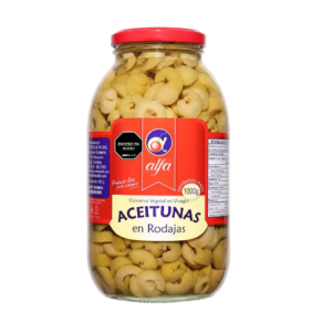 Aceituna Verde Rodaja Alfa x 1000 grm