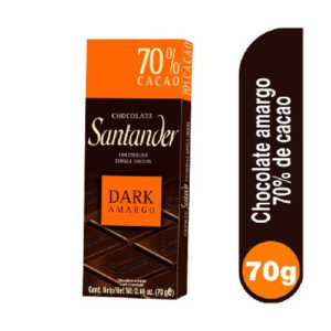 Chocolate Santander 70% Cacao x70grs