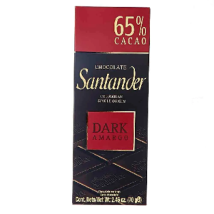 Chocolate Santander 65% Cacao x70grs