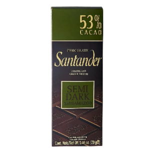 Chocolate Santander 53% Cacao x70grs