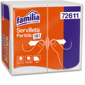 Servilletas Partidas 1A1x 150 Und Familia