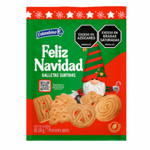 Galleta Navideña Bolsa x200gr Colombina