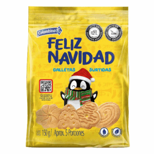 Galletas Navideñas Bolsa x130 gr Colombina