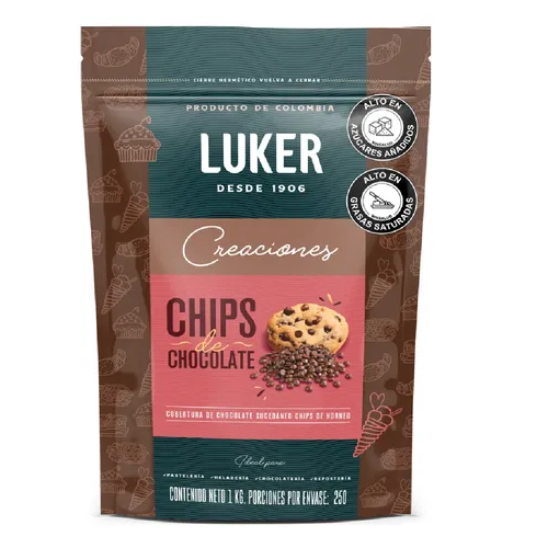 Chips de Chocolate Sucedaneos Luker x1000gr